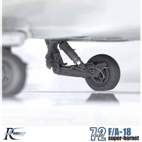 Rockit 720701A 1/72 F/A-18 E/F / E/A-18 G 起落架 For Hasegawa 長谷川
