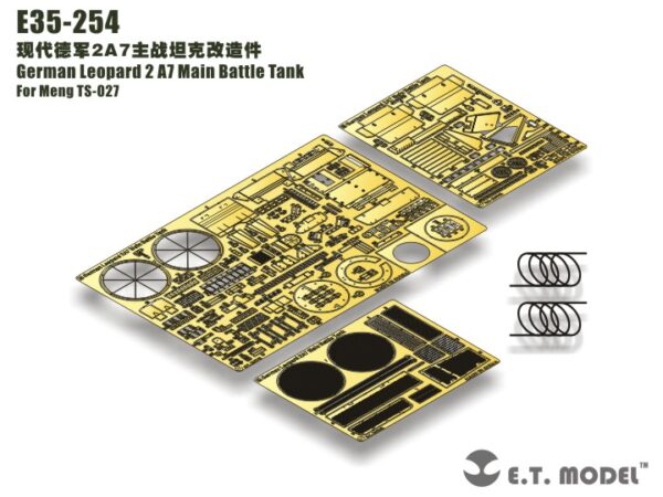 ETMODEL 1/35 E35-254 現代德軍2A7主戰坦克改造件 For Meng TS-027