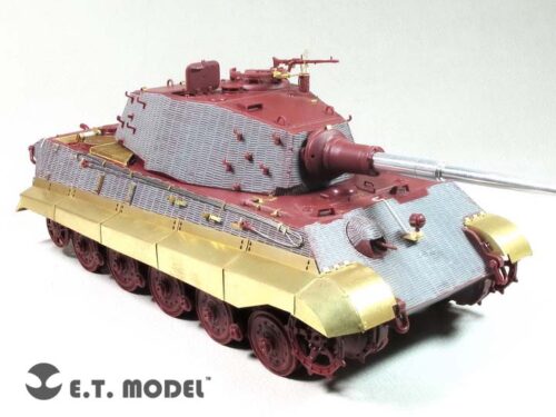 259-4 ETMODEL 1/35 E35-259 二戰德軍虎王重型坦克(亨舍爾砲塔型)基本改造件 For Meng Kit