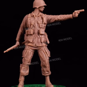 404 MODEL 1/35 美軍101空降師3D打印兵人（樣式3）