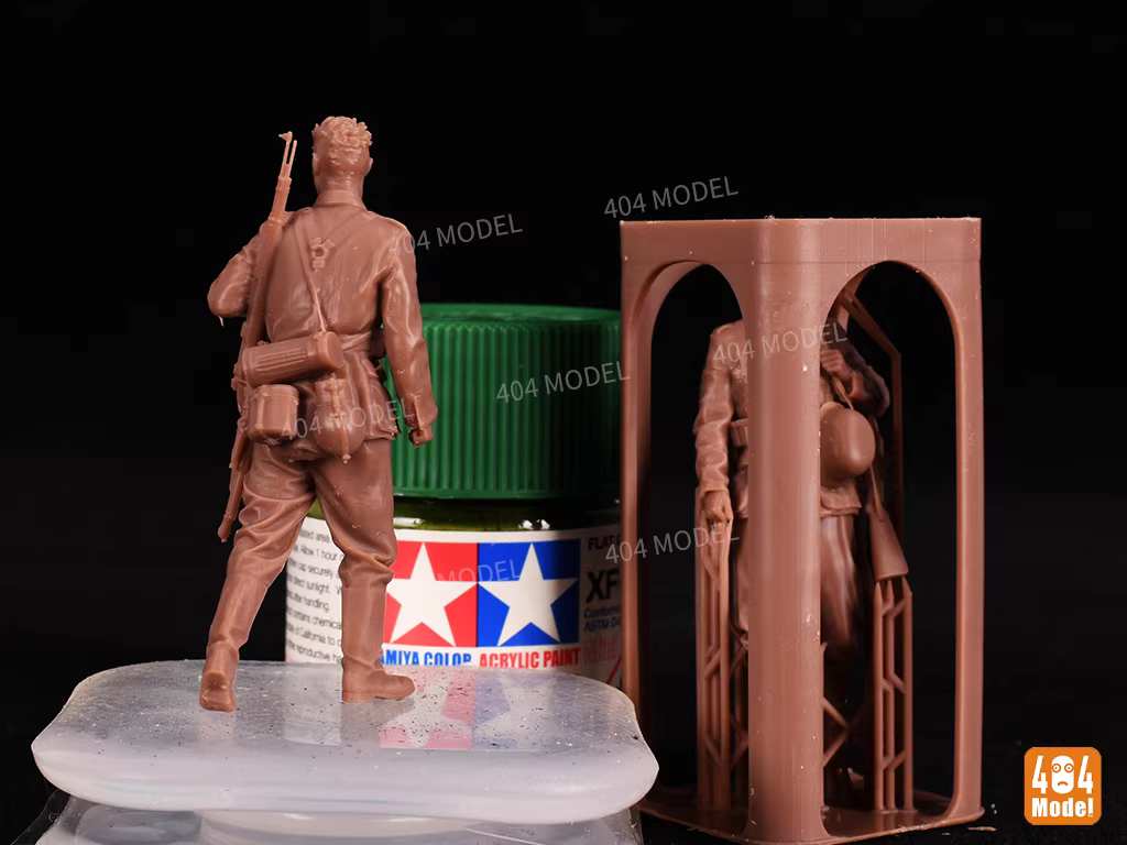 404 MODEL 1/35 德國98k步兵3D打印兵人（樣式2）