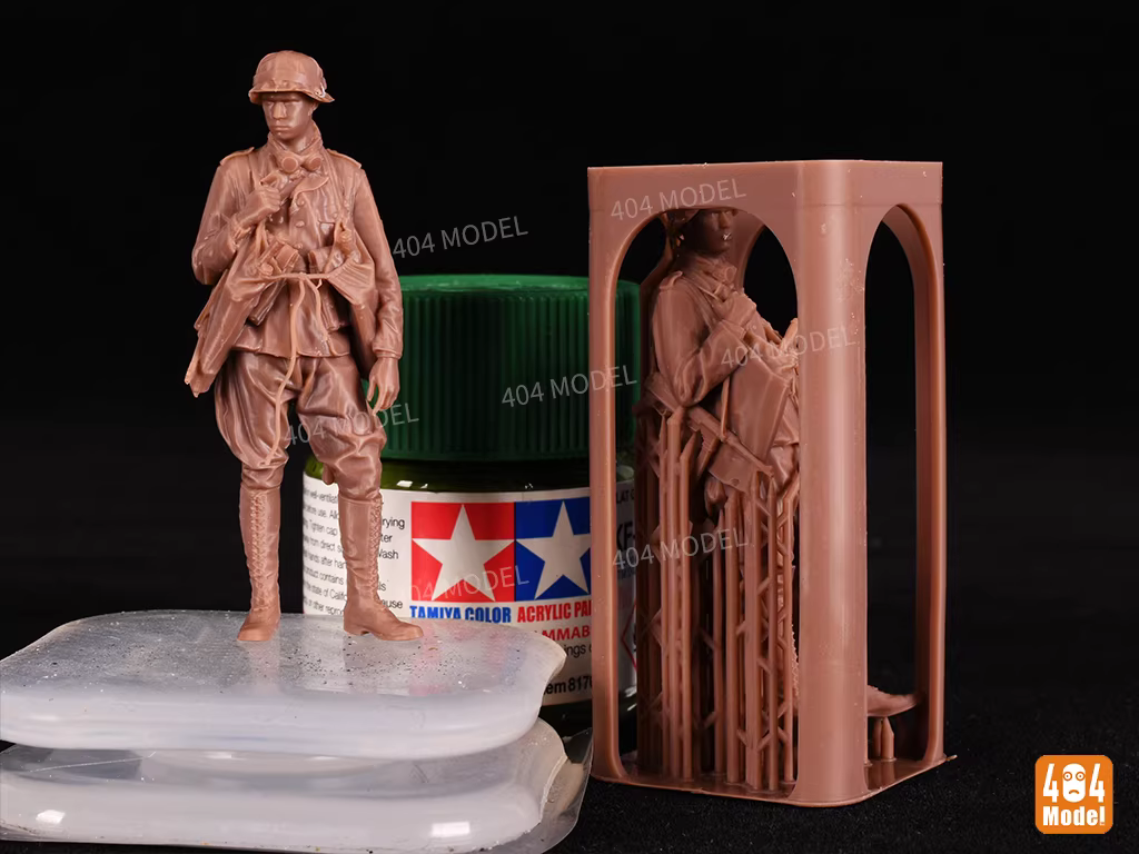 1/35 404MODEL 德國非洲軍擲彈兵3D打印兵人