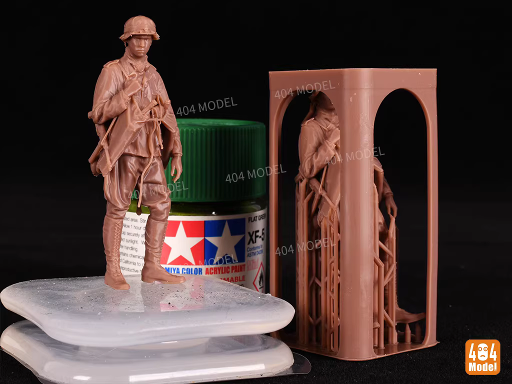 1/35 404MODEL 德國非洲軍擲彈兵3D打印兵人