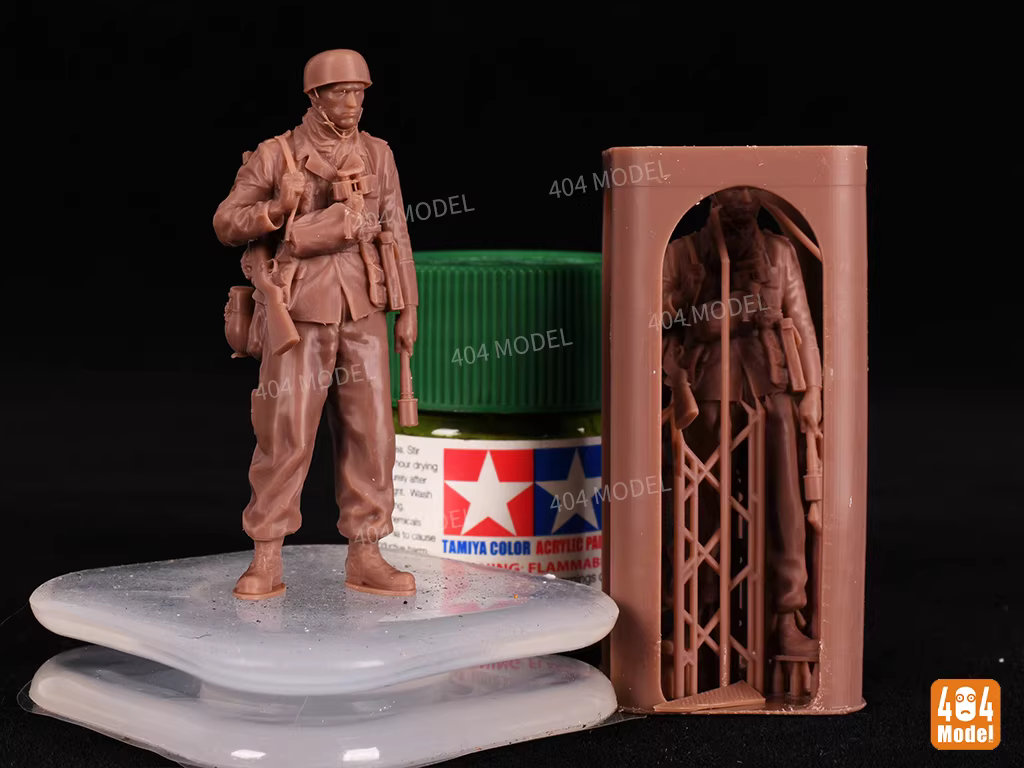 404 MODEL 1/35 德國空降兵擲彈手3D打印兵人