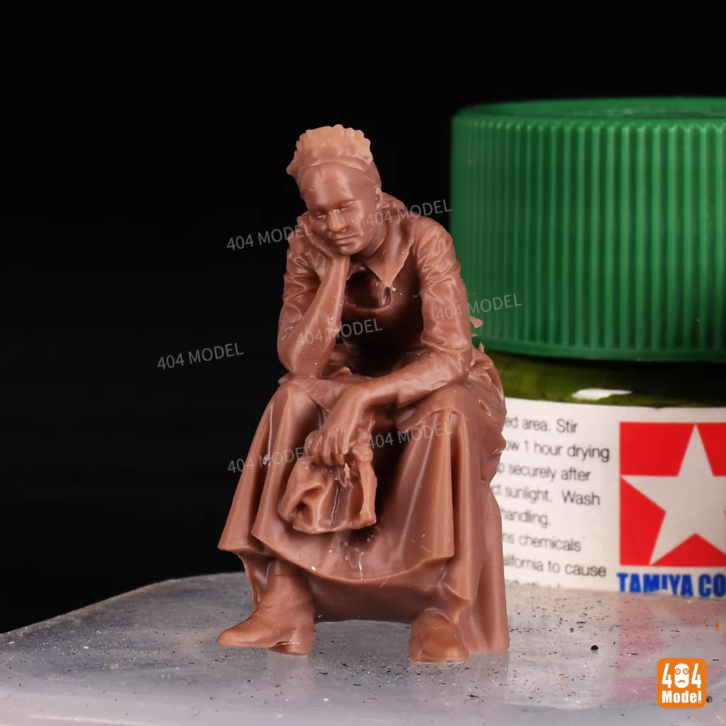 35018_1 404 MODEL 1/35 一戰二戰3D打印平民(樣式3)