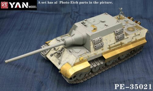 YANMODEL 彥魔坊 1/35 PE-35021 1/35 獵虎保時捷型坦克蝕刻片 For 三花 8003