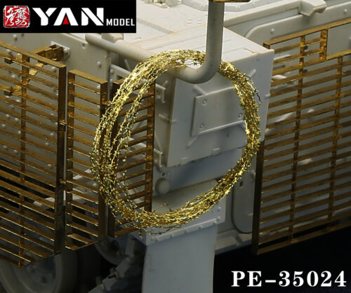 YANMODEL 彥魔坊 1/35 PE-35024 1/35 鐵蒺藜(帶刺鐵絲路障)