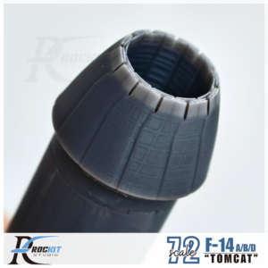 Rockit 720104F 1/72 F-14 全結構尾噴帶遮蓋（收斂狀態）For FineMolds