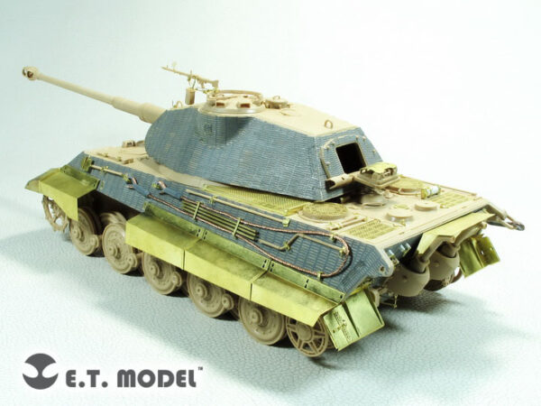 ETMODEL 1/35 E35-273 二戰德軍虎王重型坦克（保時捷砲塔型）基本改造件 For Meng Kit