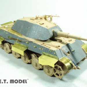 ETMODEL 1/35 E35-273 二戰德軍虎王重型坦克（保時捷砲塔型）基本改造件 For Meng Kit
