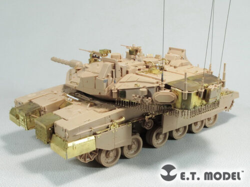 E35-282-5 ETMODEL 1/35 E35-282 以色列梅卡瓦Mk.4m主戰坦克及「戰利品」主動防護系統改造件 For Meng Kit