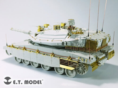 E35-300-2 ETMODEL 1/35 E35-300 以色列梅卡瓦Mk.4/4 LIC主戰坦克側裙改造件 For Meng Kit