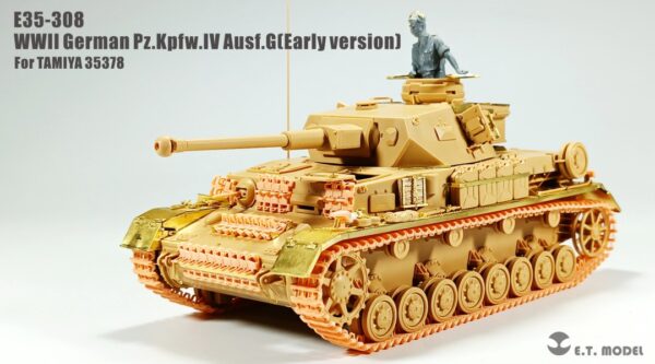 ETMODEL 1/35 E35-308 二戰德軍IV號G型坦克（早期型）改造件 For TAMIYA 35378
