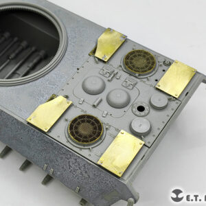 ETMODEL 1/35 E35-317 King Tiger 虎王重型坦克（亨舍爾砲塔1945年2月生產型）改造件 For HOBBYBOSS