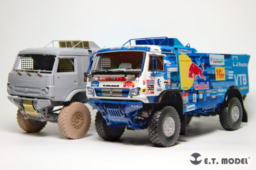 E35-318-5 ETMODEL 1/35 E35-318 Kamaz-43509 卡瑪茲(達喀爾拉力賽)卡車模型改造件 For ZVEZDA 3657