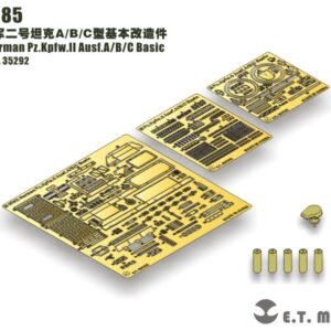 ETMODEL 1/35 E35-185 二戰德軍二號坦克A/B/C型基本改造件 For TAMIYA 35292