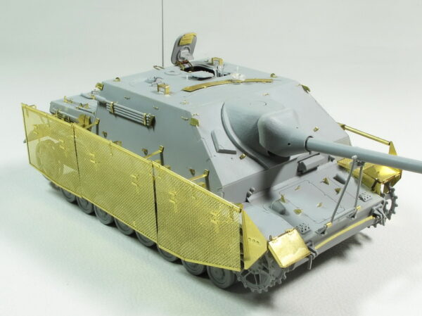 ETMODEL 1/35 E35-188 二戰德軍四號殲擊車L/70(A)型側裙板改造件 For DRAGON Smart Kit
