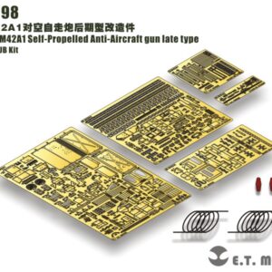 ETMODEL 1/35 E35-198 美軍M42A1對空自走砲後期型改造件 For AFV CLUB Kit