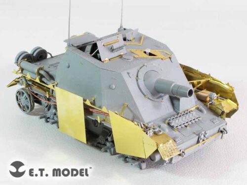E35233-4 ETMODEL 1/35 E35-233 二戰德軍灰熊突擊砲側裙改造件(中期型) For DRAGON Smart Kit