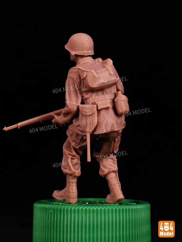 404MODEL 1/35 美軍101空降師3D打印兵人（樣式1）