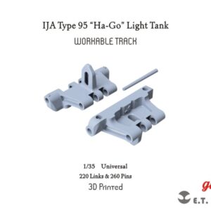 ETMODEL 1/35 P35-015 日本陸軍95式輕戰車3D列印可動履帶 For DRAGON Kit