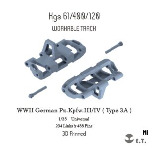 ETMODEL 1/35 P35-020 二戰德軍三/四號坦克3D列印可動履帶（Type 3A）(通用)