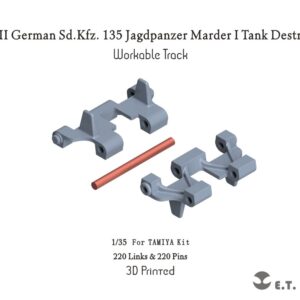 ETMODEL 1/35 P35-031 二戰德軍Sd.Kfz.135 黃鼠狼I坦克殲擊車3D列印可動履帶 For TAMIYA Kit