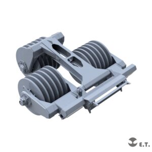 ETMODEL 1/35 P35-041 二戰美軍T1E1「蚯蚓」掃雷滾（適配後期M32B1）For ASUKA/TASCA Kit