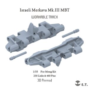 ETMODEL 1/35 P35-055 以色列梅卡瓦Mk.3主戰坦克3D列印可動履帶 For Meng Kit