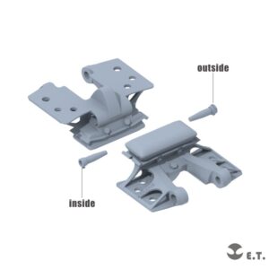 ETMODEL 1/35 P35-062 二戰德軍十八噸半履帶運輸車重力輪及可動履帶列印件 For TAMIYA Kit