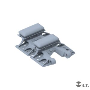 ETMODEL 1/35 P35-062 二戰德軍十八噸半履帶運輸車重力輪及可動履帶列印件 For TAMIYA Kit