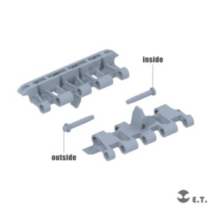 ETMODEL 1/35 P35-068 英軍A34 彗星巡洋坦克3D列印可動履帶 For TAMIYA Kit