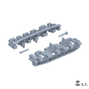 ETMODEL 1/35 P35-069 二戰德國虎王坦克後期18齒3D列印可動履帶 For DRAGON/HOBBYBOSS Kit