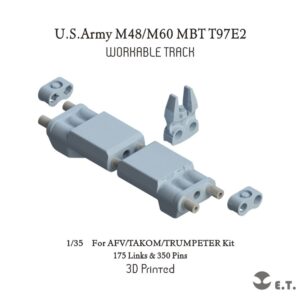 ETMODEL 1/35 P35-070 現代美軍M48/M60 T142 3D列印可動履帶 For AFV/TAKOM Kit
