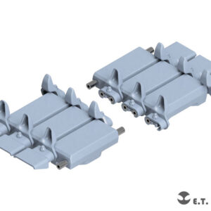 ETMODEL 1/35 P35-082 二戰美軍M4 謝爾曼T48型鴨嘴（樣式1）3D列印可動履帶 (通用)