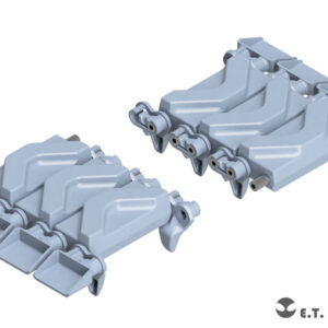 ETMODEL 1/35 P35-082 二戰美軍M4 謝爾曼T48型鴨嘴（樣式1）3D列印可動履帶 (通用)