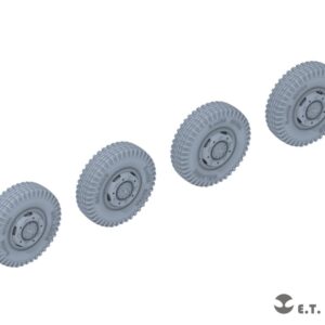 ETMODEL 1/35 P35-102 二戰德軍Sd.Kfz.234 裝甲車小直徑重力輪改造件（樣式2）For DRAGON Kit