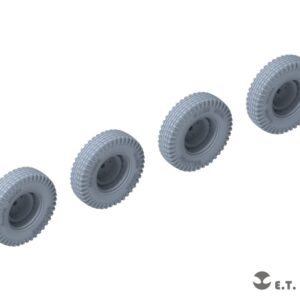 ETMODEL 1/35 P35-102 二戰德軍Sd.Kfz.234 裝甲車小直徑重力輪改造件（樣式2）For DRAGON Kit