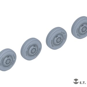 ETMODEL 1/35 P35-103 二戰德軍Sd.Kfz.234 裝甲車小直徑重力輪改造件（樣式3）For DRAGON Kit