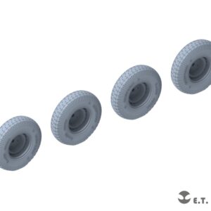 ETMODEL 1/35 P35-105 二戰德軍Sd.Kfz.234 裝甲車大直徑重力輪改造件（樣式5）For DRAGON Kit