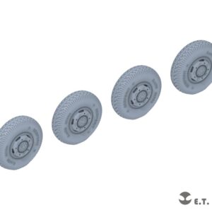 ETMODEL 1/35 P35-108 二戰德軍Sd.Kfz.234 裝甲車大直徑重力輪改造件（樣式8）For DRAGON Kit