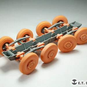 ETMODEL 1/35 P35-110B 二戰德軍Sd.Kfz.235 裝甲車大直徑重力輪改造件（隨機裝）For DRAGON Kit