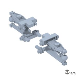 ETMODEL 1/35 P35-111 二戰德軍Sd.Kfz.234 裝甲車活動懸掛改造件 For DRAGON Kit