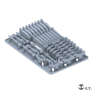 ETMODEL 1/35 P35-111 二戰德軍Sd.Kfz.234 裝甲車活動懸掛改造件 For DRAGON Kit