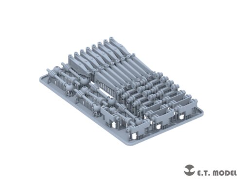 ETMODEL 1/35 P35-111 二戰德軍Sd.Kfz.234 裝甲車活動懸掛改造件 For DRAGON Kit