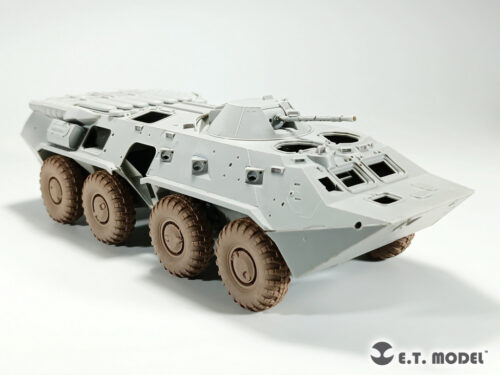 ETMODEL 1/35 P35-113 俄羅斯BTR-80 裝甲車窄胎3D列印重力輪改造件 For TRUMPETER Kit
