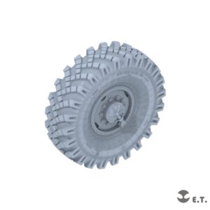 ETMODEL 1/35 P35-116 俄羅斯URAL-4320 卡車3D列印重力輪改造件 For TRUMPETER Kit