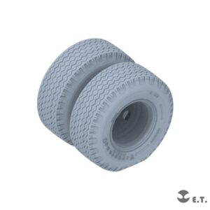 ETMODEL 1/35 P35-119 現代美軍M747 重型設備半掛車重力輪改造件 For Meng Kit