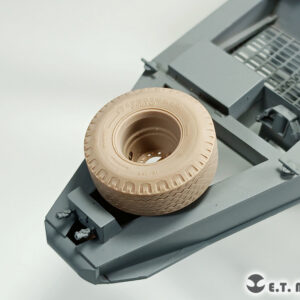 ETMODEL 1/35 P35-119 現代美軍M747 重型設備半掛車重力輪改造件 For Meng Kit