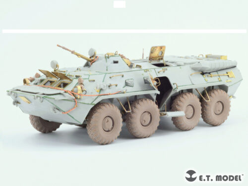 ETMODEL 1/35 P35-120 俄羅斯BTR-80/80A 裝甲車寬胎重力輪改造件 For TRUMPETER Kit